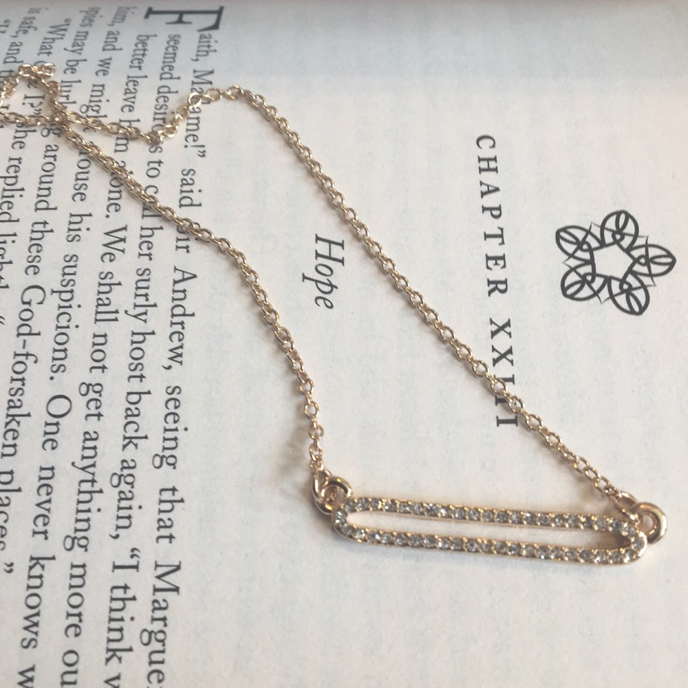 "Alli" Necklace  || Gold & Crystal Dainty Necklace